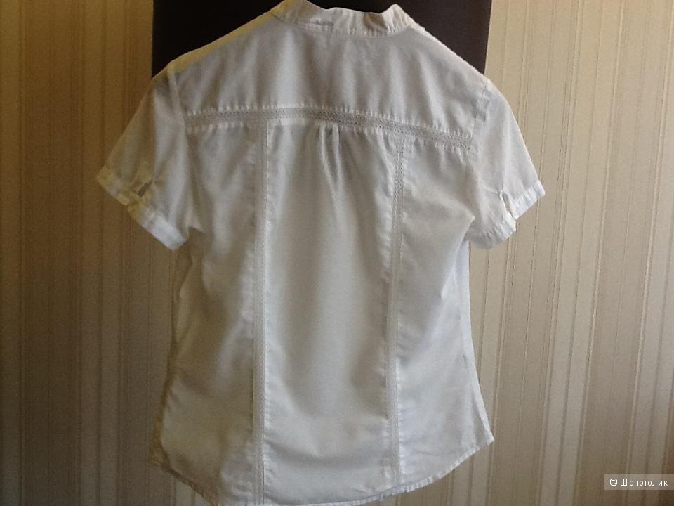 Белая блузка из хлопка  Zolla 42-44