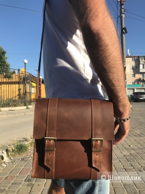 Кожаная мужская сумка