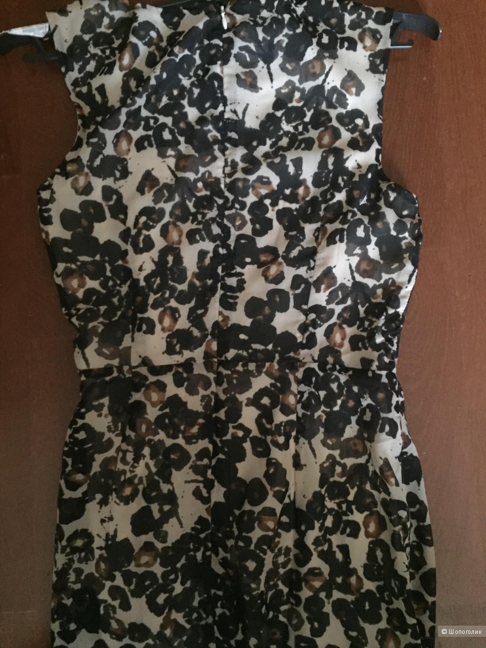 Новое платье с леопардовым принтом 42 российский размер