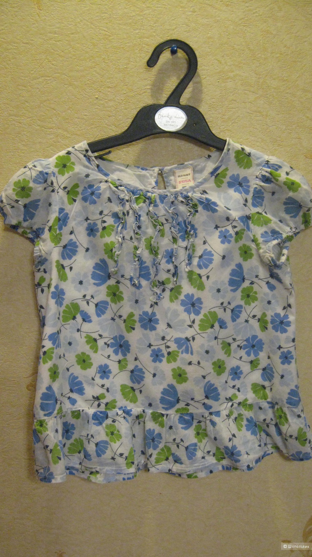 Нежнейшая блузка для девочки Old Nave 5-6 лет