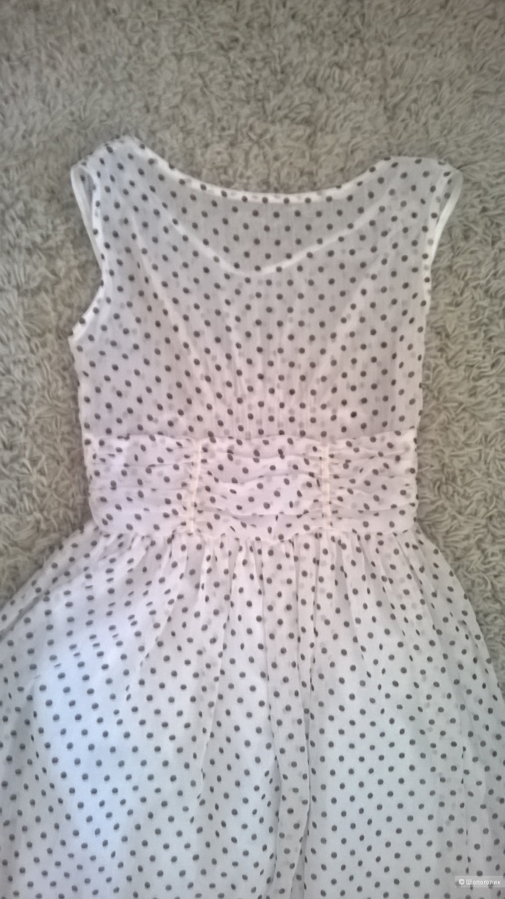 Шифоновое платье, размер 42