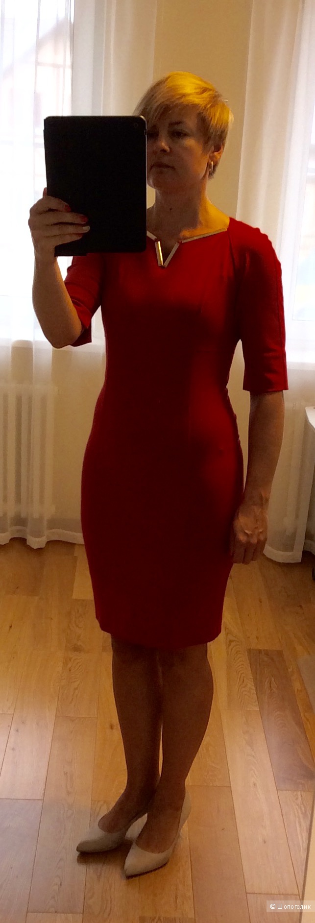 Красное платье Sportstaff р.46IT (на 44-46 росс.)