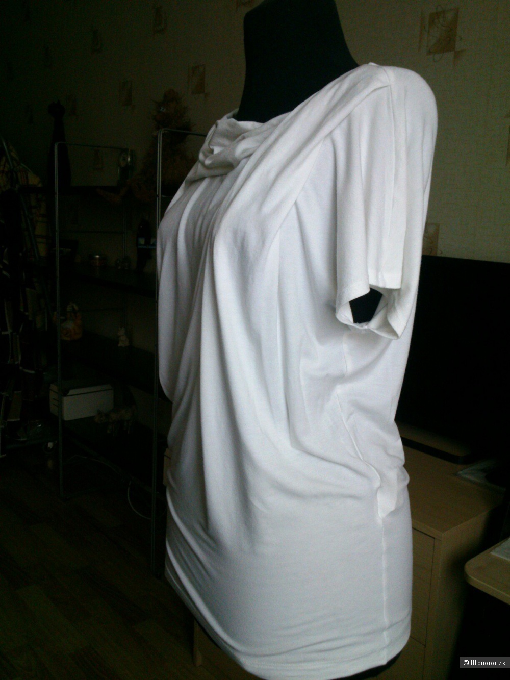 PINKO (Italy). Трикотажная блузка из вискозного джерси. Размер: S.