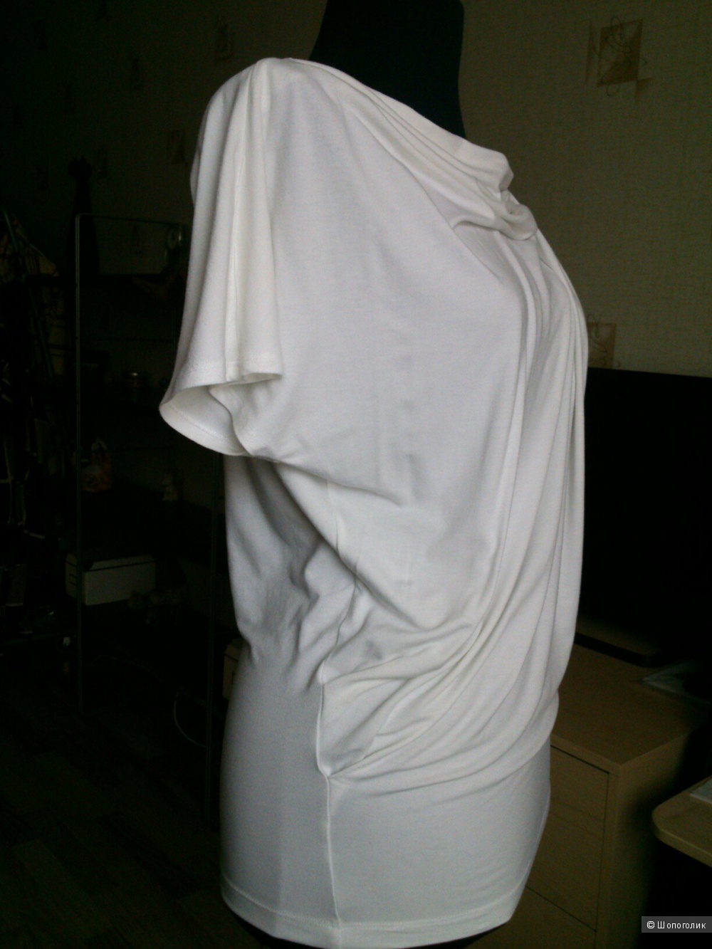 PINKO (Italy). Трикотажная блузка из вискозного джерси. Размер: S.