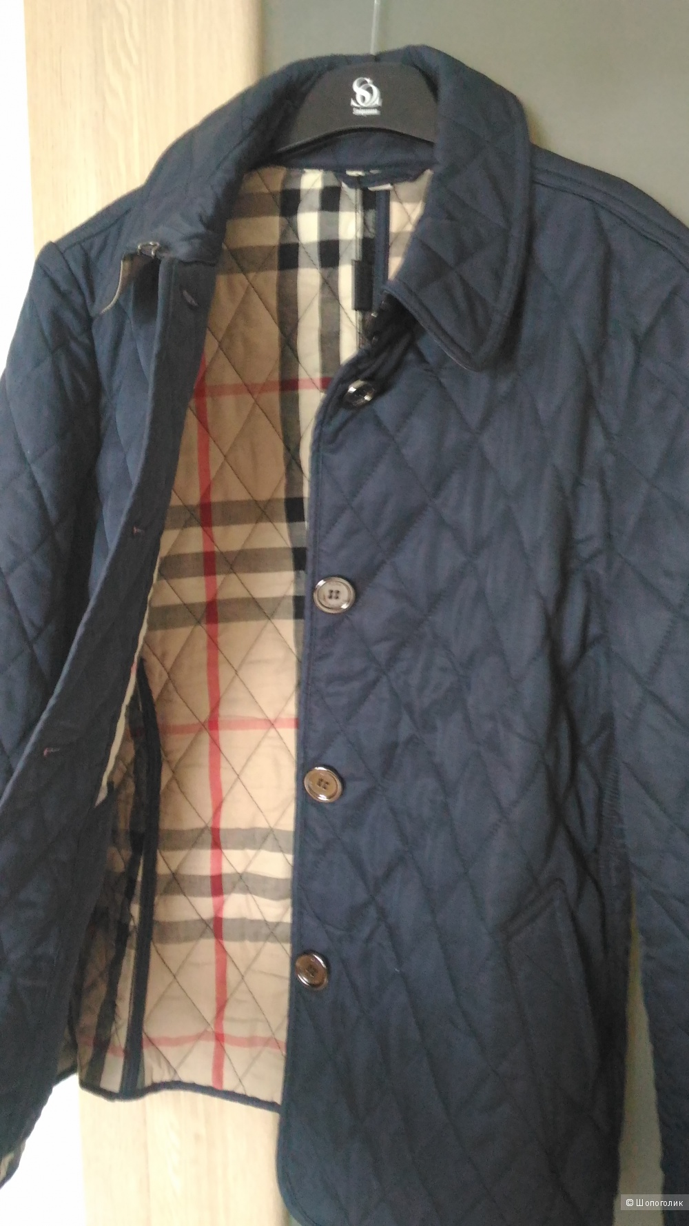 Легкая стеганая новая куртка Burberry 46-48