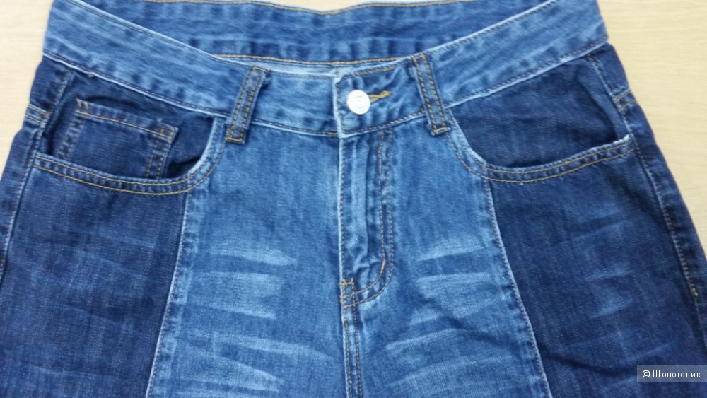 Стильные джинсы дистресс-скинни  30 р-р (46-48 русс)