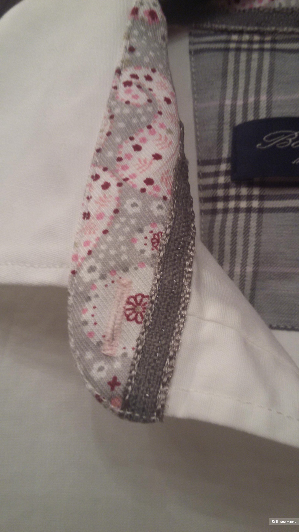 Оригинальная белая рубашка марки BARILOCHE, размер  DE 36