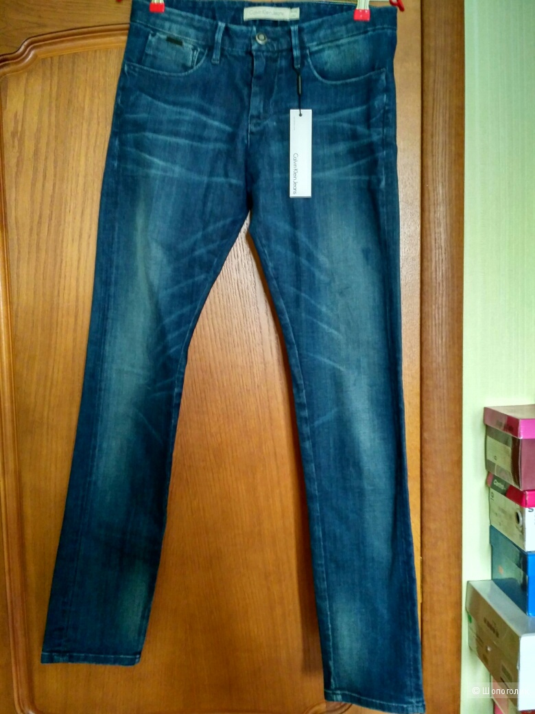 Новые джинсы Calvin Klein, размер 44 (W26L32)