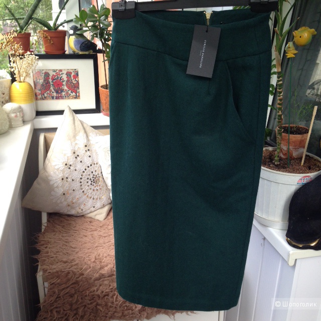 Полушерстяная юбка Cyrille Gassiline (на 40-42 размер)