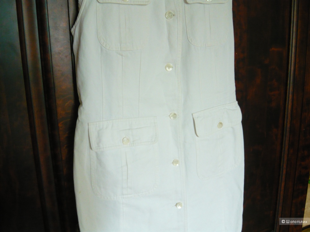 Короткий джинсовый платье – сарафан Lola, размер на 42-44