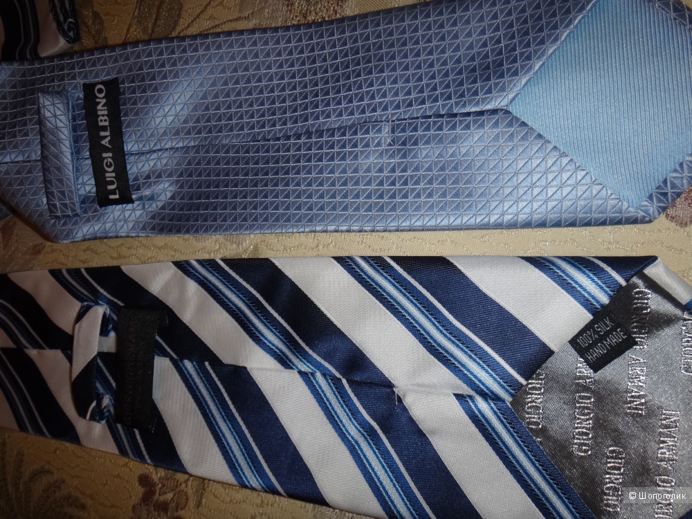 Комплект 2 мужских галстука