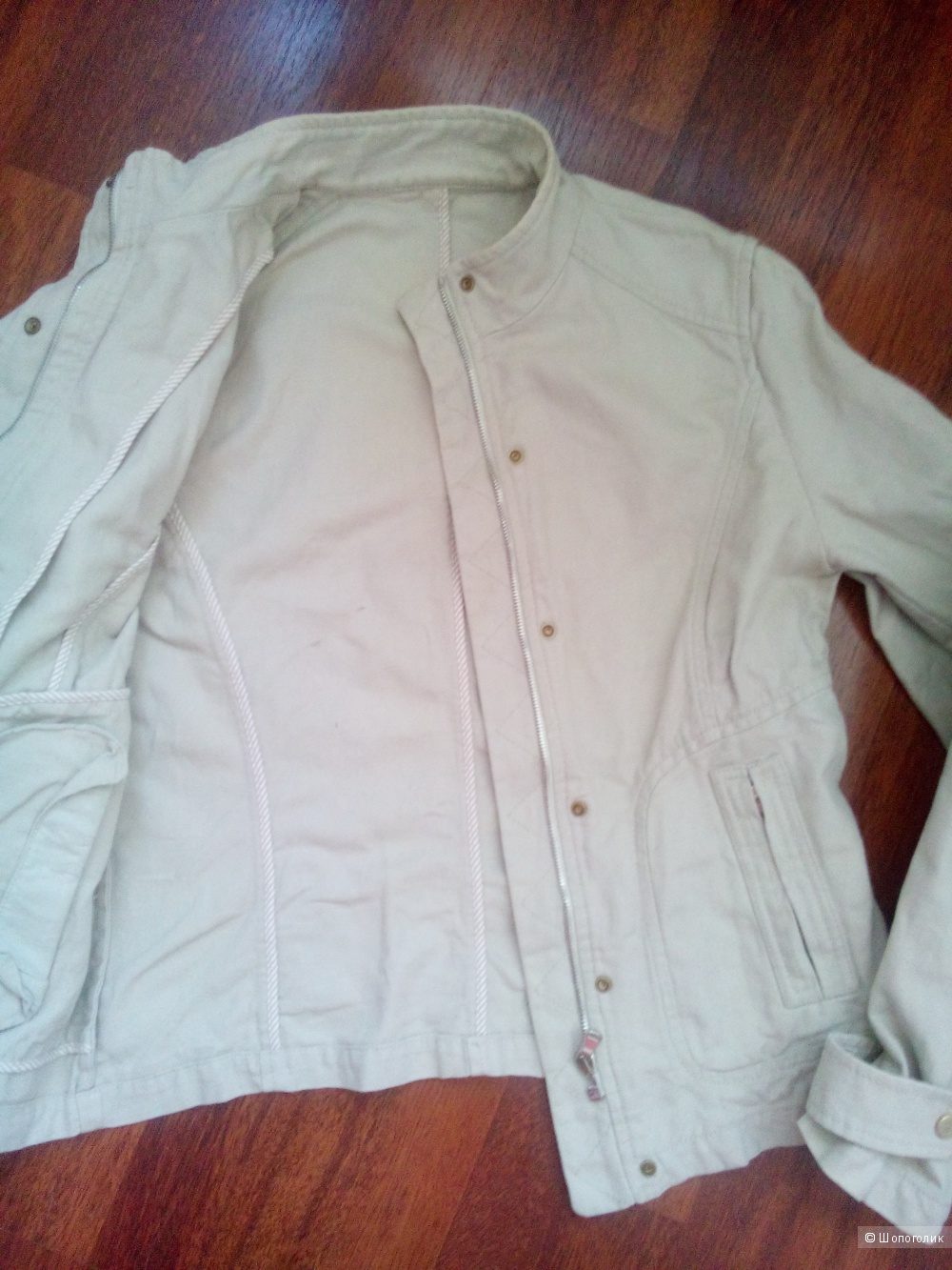 Курточка на замке( хлопок и лен) WEEKEND MAX MARA в размере 44 IT(46-48)