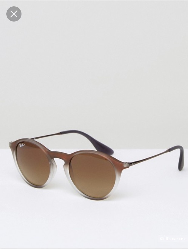 Новые очки Ray Ban round sunglasses in brown