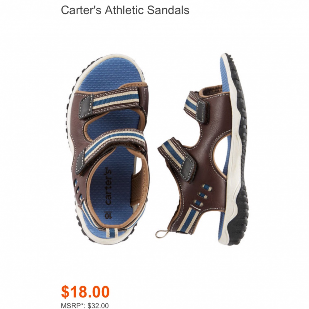 Новые сандали Carter's