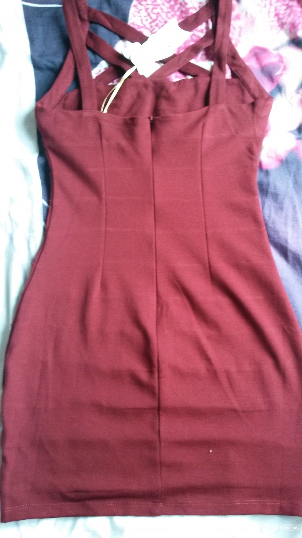 Платье бордо, размер С