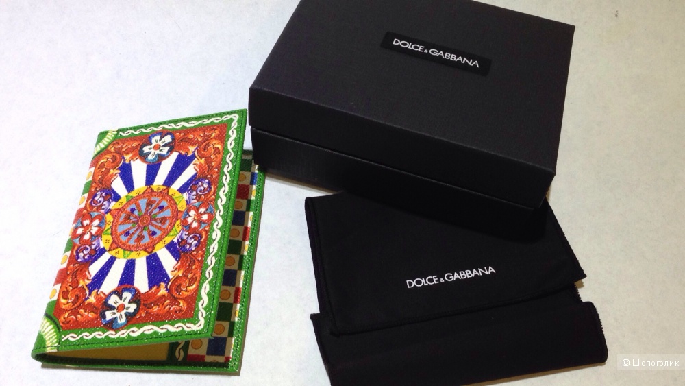 DOLCE&GABBANA обложка на паспорт с принтом Caretto Siciliano Новая.Оригинал