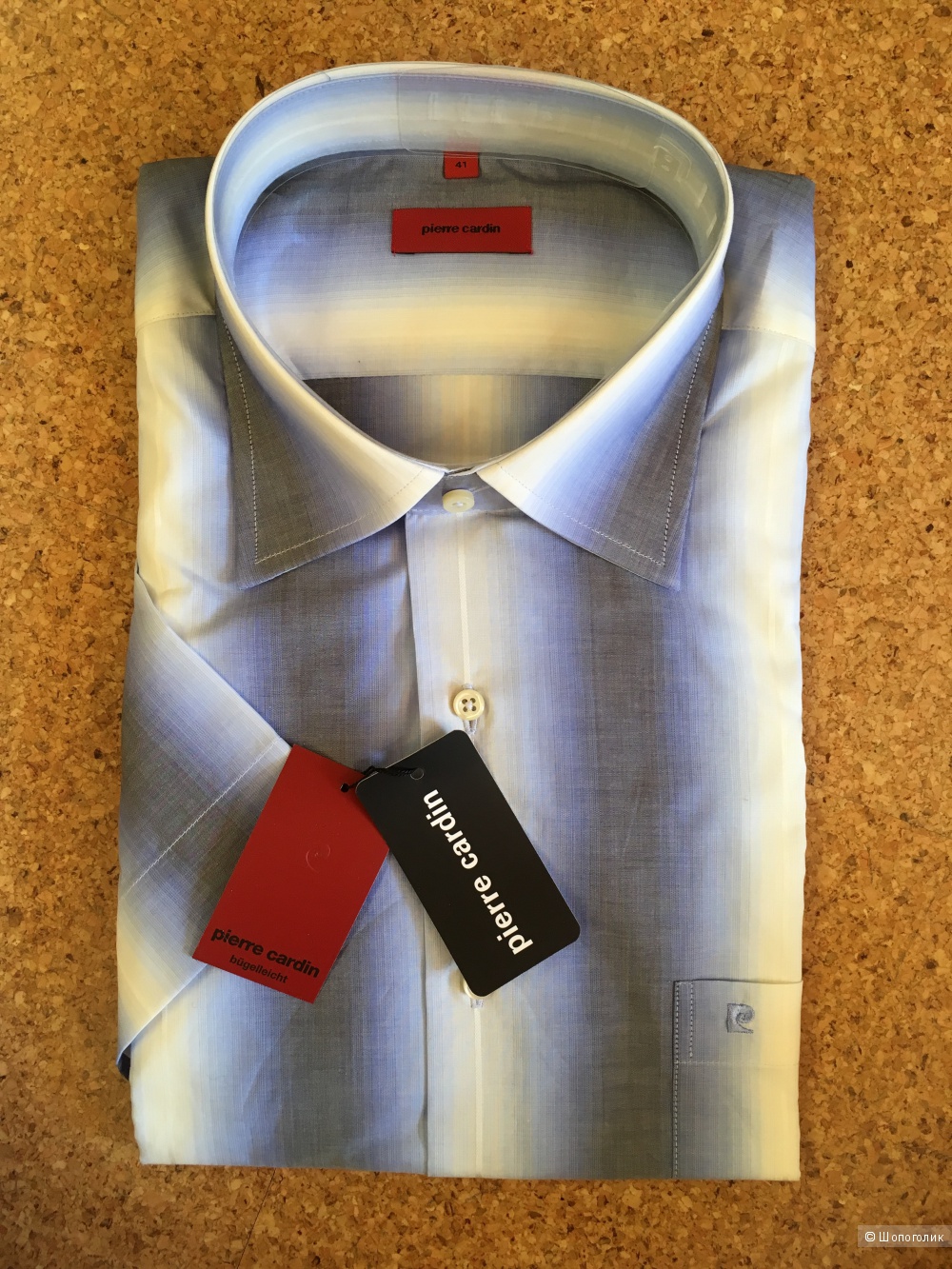 Pierre Cardin Новые рубашки мужские 2 штуки 41 размер по вороту Короткий рукав