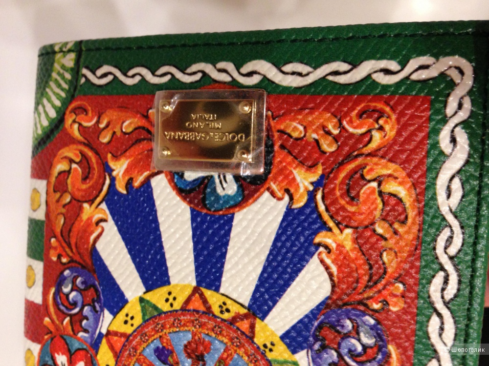 DOLCE&GABBANA обложка на паспорт с принтом Caretto Siciliano Новая.Оригинал