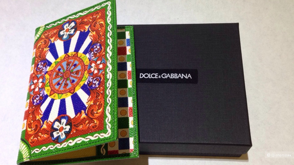 DOLCE&GABBANA обложка на паспорт с принтом Caretto Siciliano Новая.Оригинал