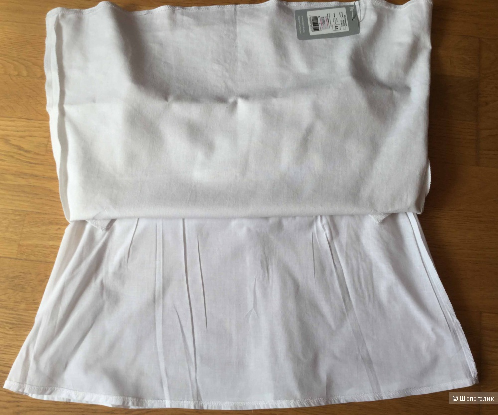Белая летняя юбка, размер 44