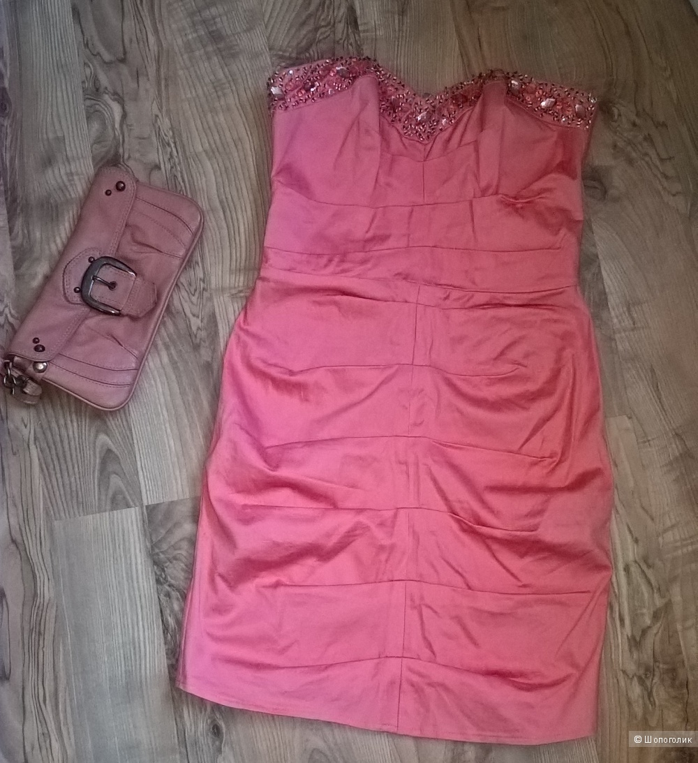 Платье Lipsy limited нежного персикового цвета, размер Uk 8
