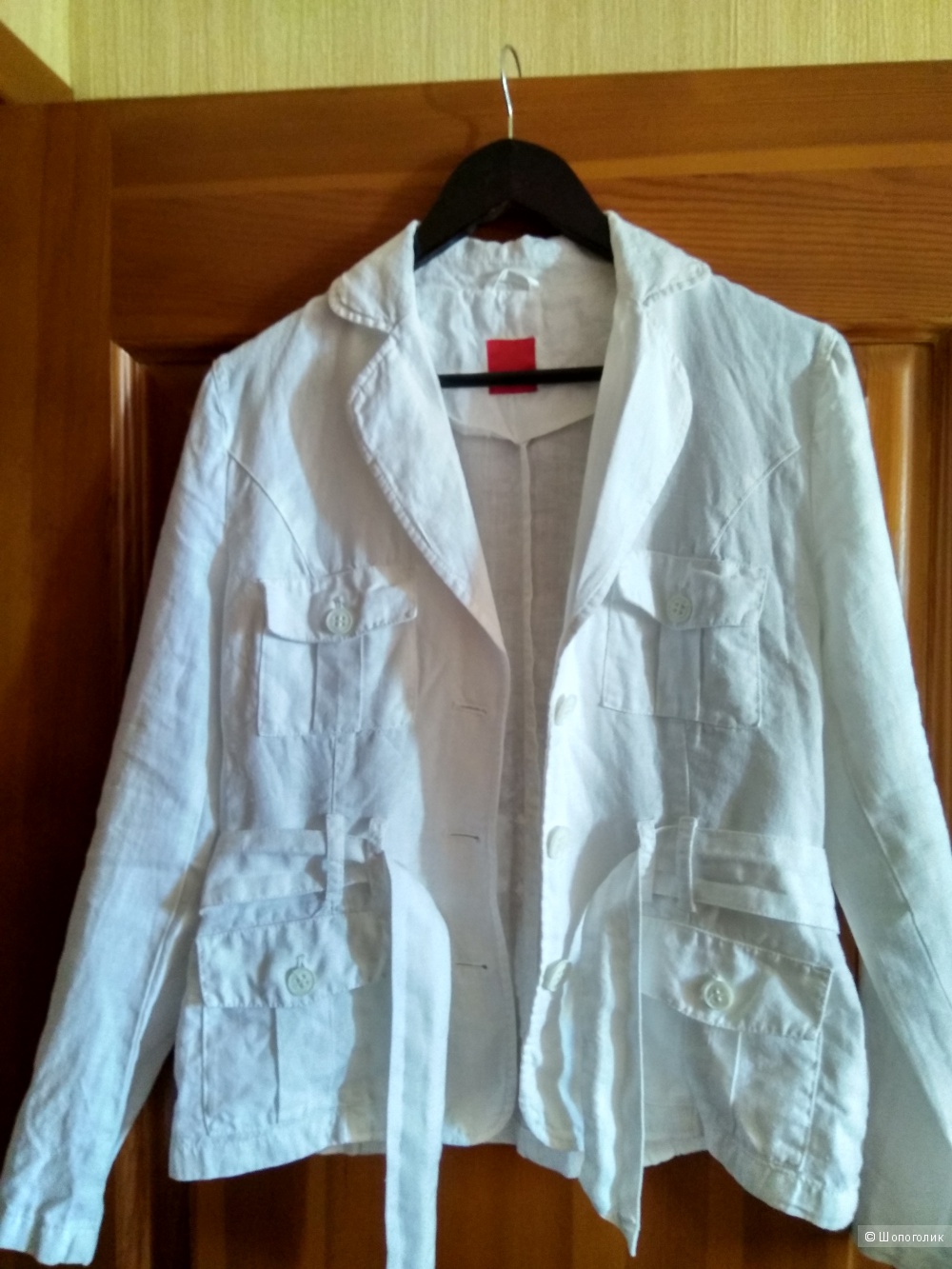 Пиджак льняной летний белый 38 размер s.Oliver