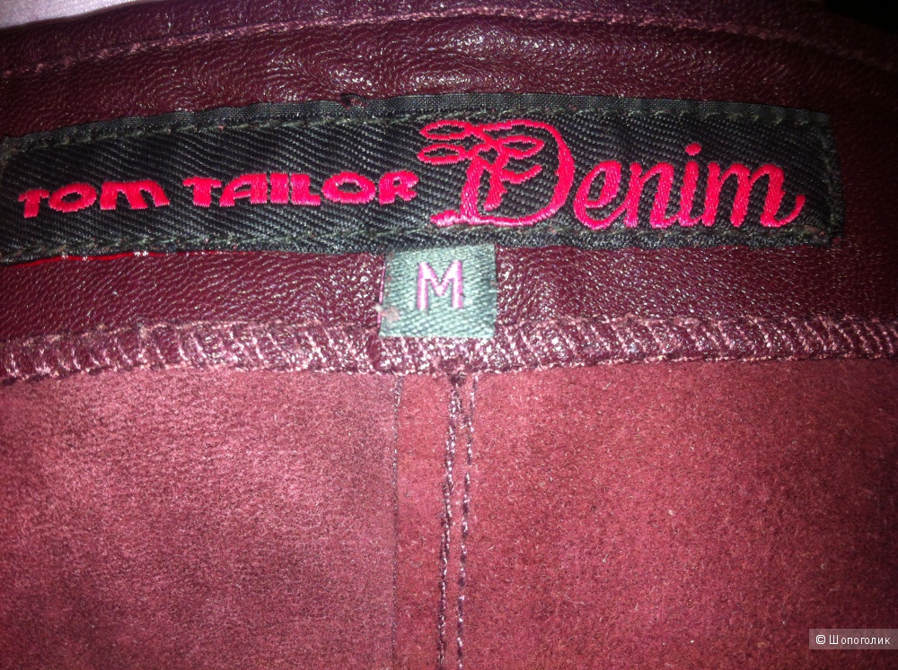 Кожаные женские брючки Tom Tailor Denim, размер М (46)