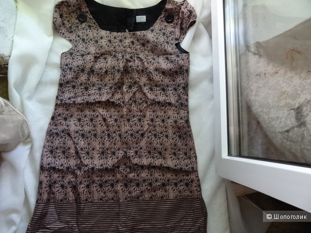 Шёлковое платье "Oasis", размер 12/38, б/у