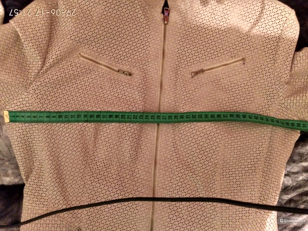 Кожаный жакет-куртка из Италии 46р