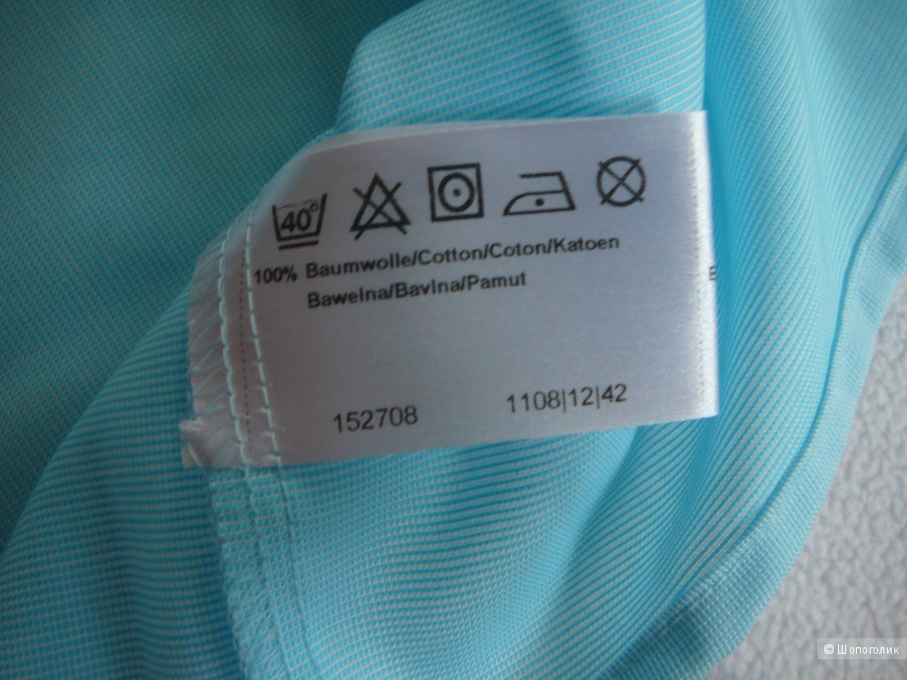 Новая мужская рубашка OLYMP LUXOR Aircon ворот 40 (не требует глажки)