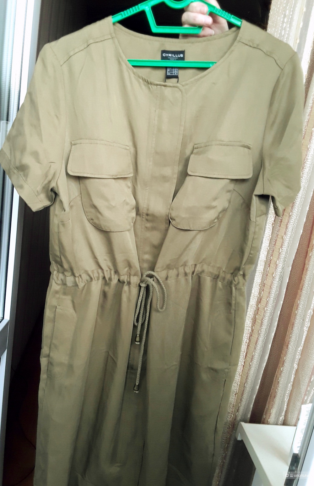 Платье-рубашка Cyrillus милитари р. 46-48 M-L
