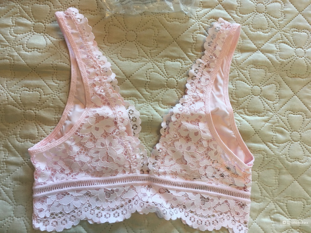 Бралетт Victoria's Secret, модель Deep V Crop, S, новое с бирками