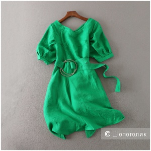 Платье зеленое размер 44