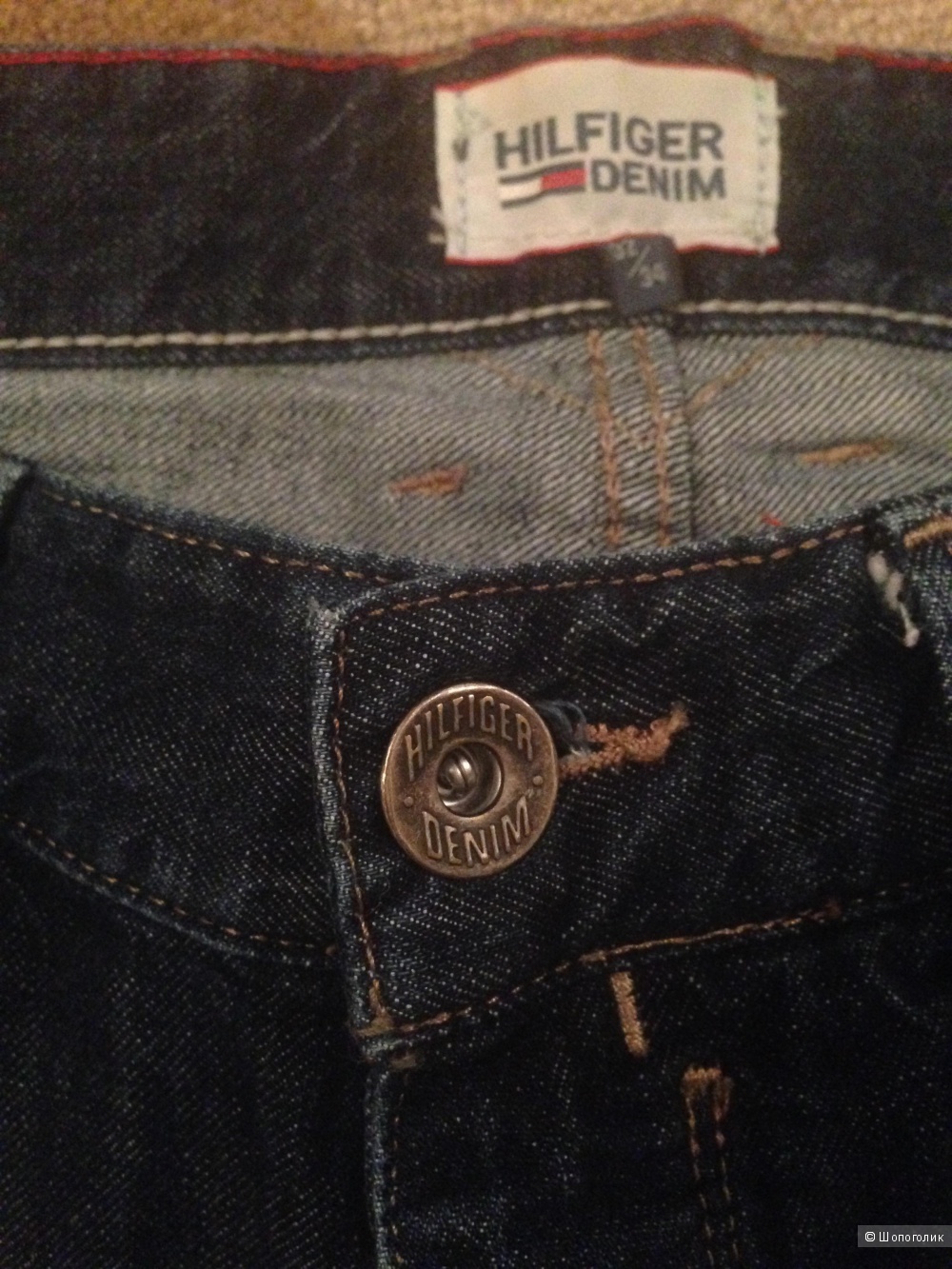 Мужские джинсы Tommy Hilfiger размер 32/34 (большемерят)