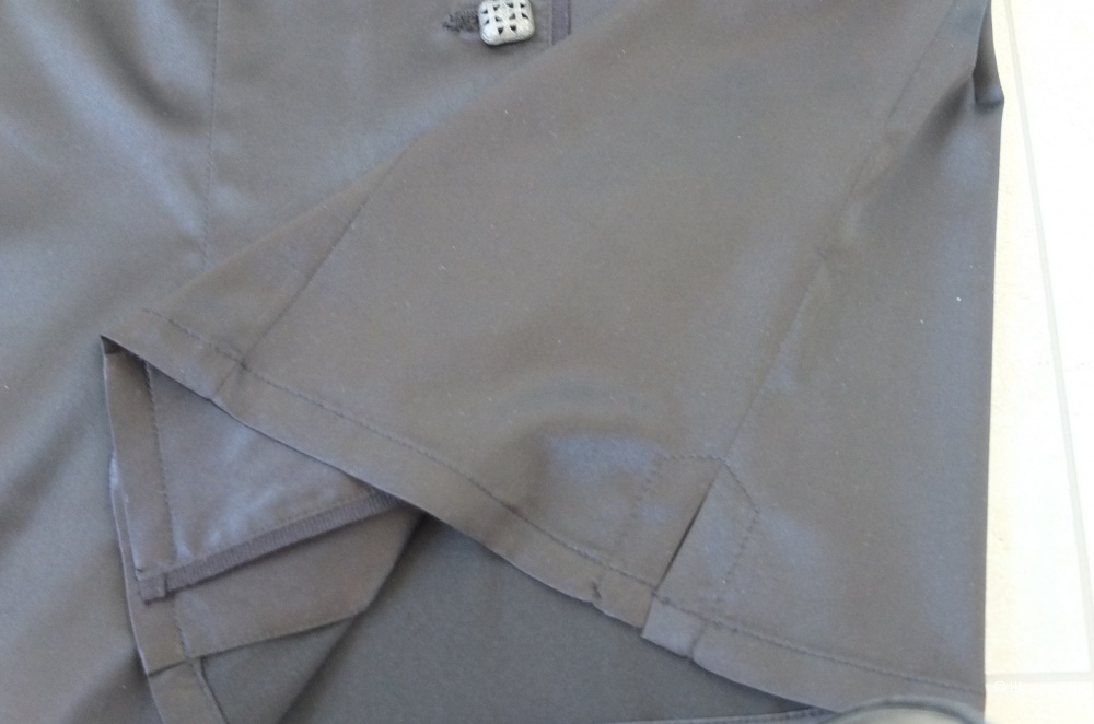 Новая черная блузка с коротким рукавом WoolStreet, размер 36