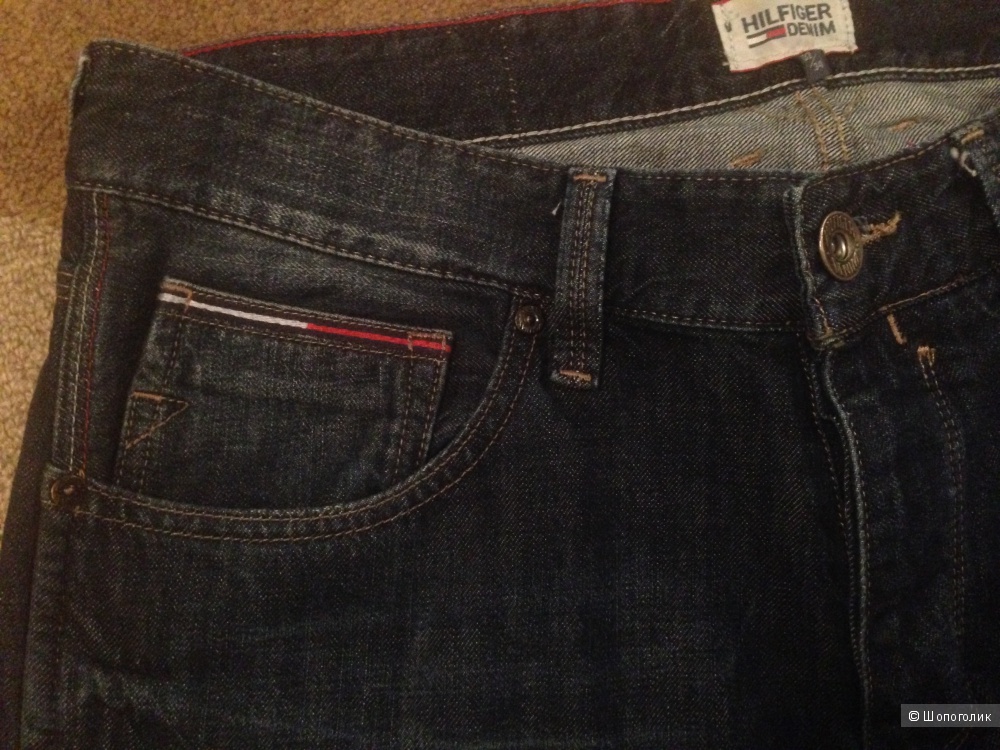 Мужские джинсы Tommy Hilfiger размер 32/34 (большемерят)