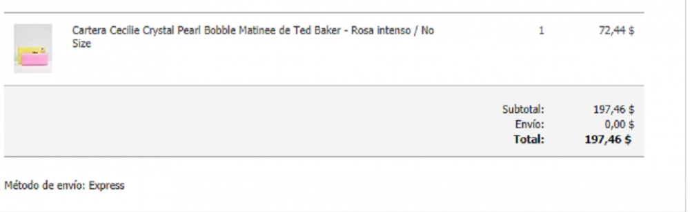 Бумажник Ted Baker Cecilie Matinee