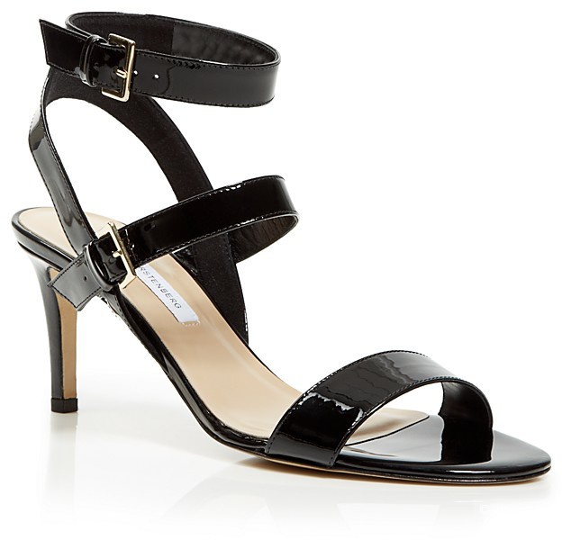 Оригинал. Босоножки DIANE von FURSTENBERG из лаковой кожи. 1-ая линия. Made in Italy 40р (26 см)