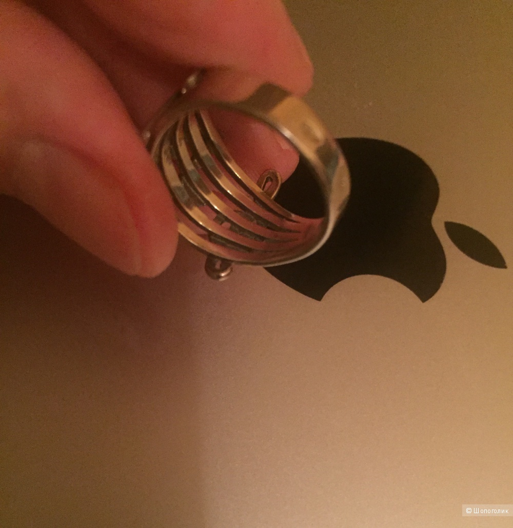 Новое кольцо из серебра 16-16,25 размер