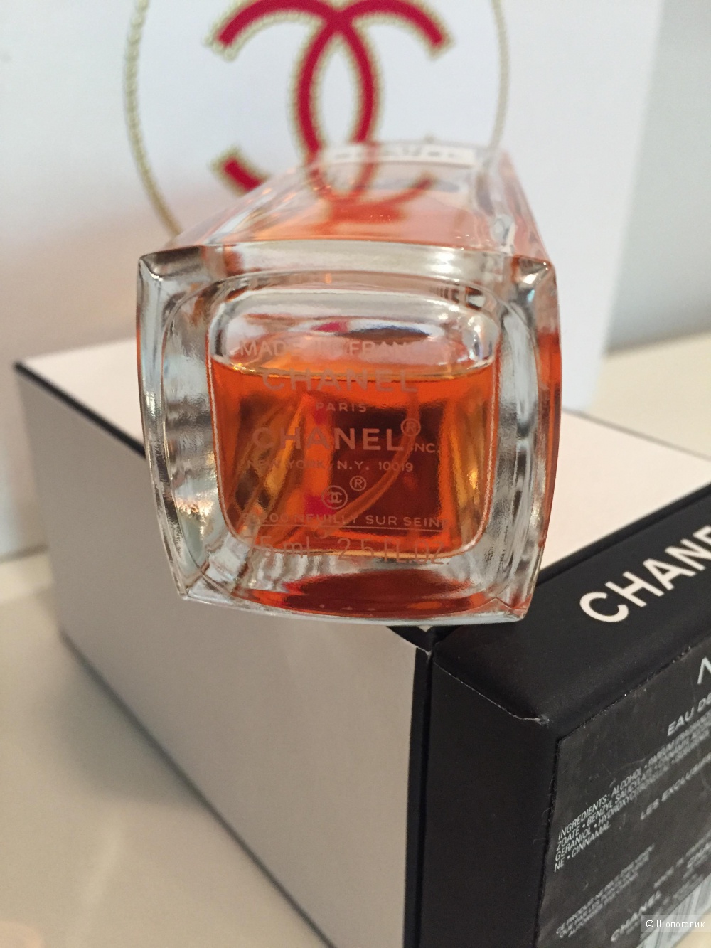 Les exclusifs de Chanel 22 , edt , остаток во флаконе от 75 мл