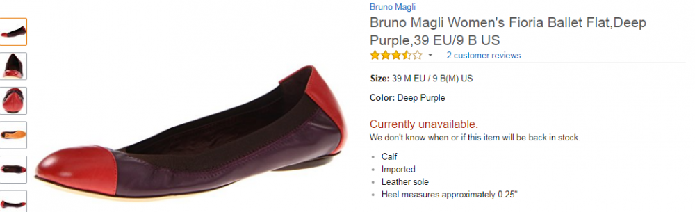 Bruno Magli кожаные балетки, 39 размер.