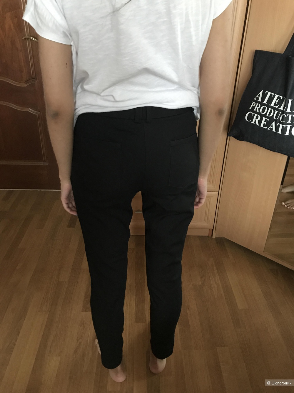 Классические черные брюки Uterque, размер XS