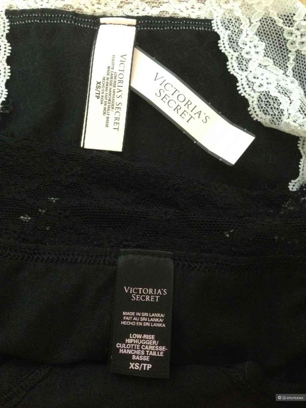 Трусики-шортики с кружевом Victoria's Secret размер XS