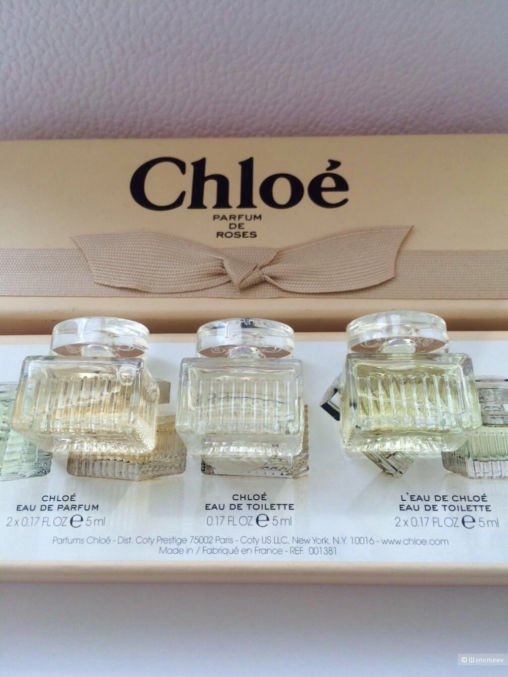 Коллекция миниатюр Chloe parfum de roses
