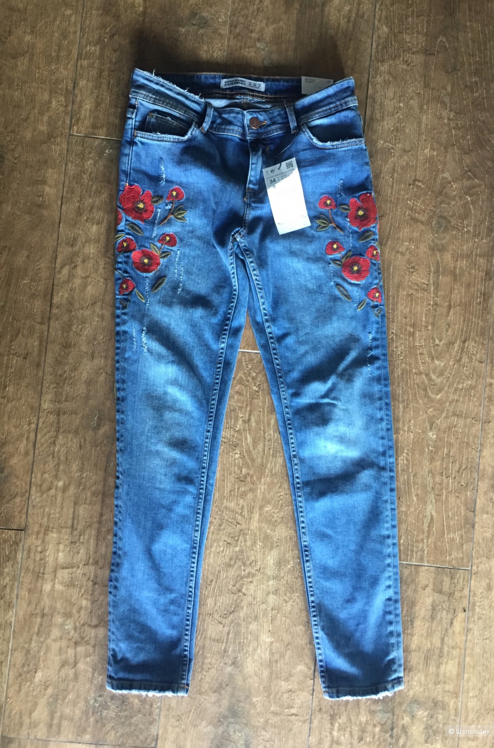 Новые джинсы Zara 34