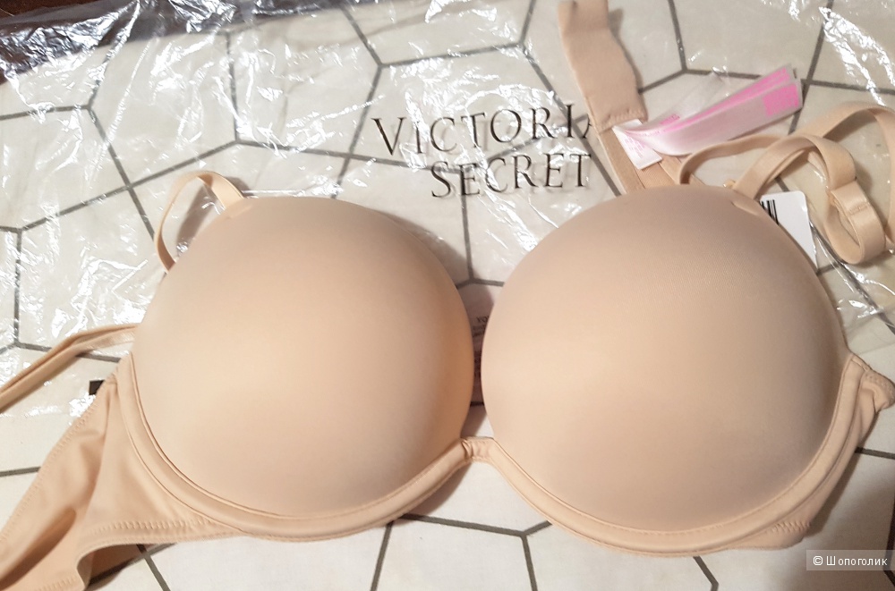 Продам бюст c пуш-ап Victoria`s Secret  размер 36В новый, с бирками цвет Buff