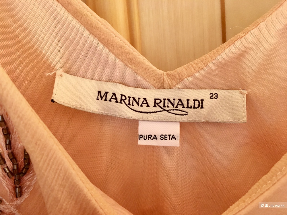 Marina Rinaldi Новое шёлковое платье 56