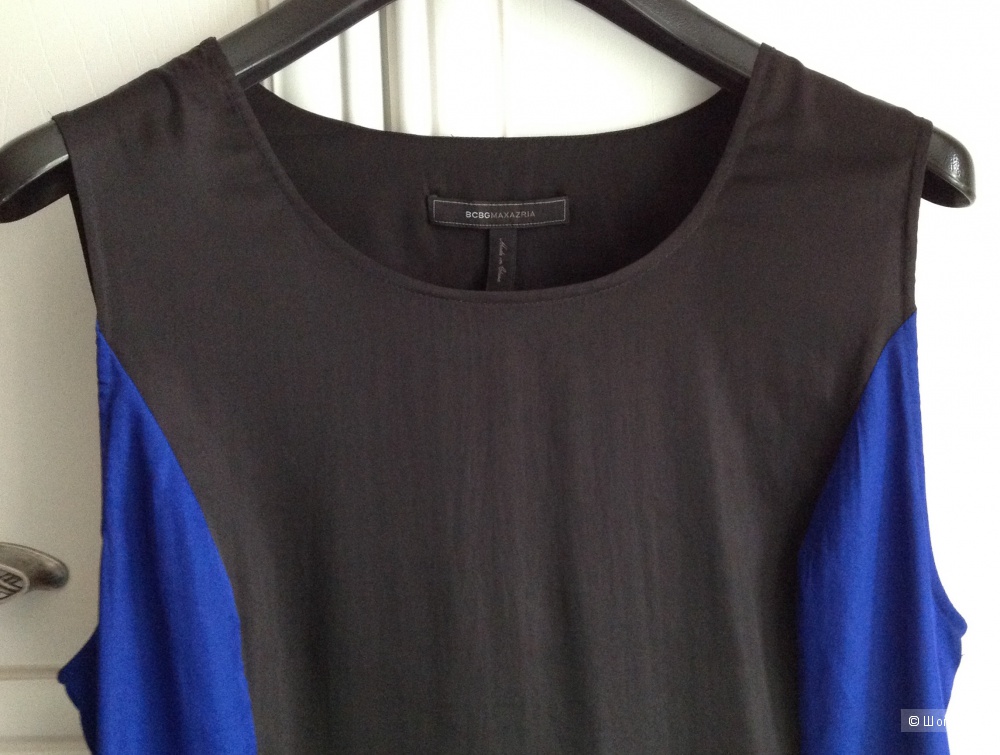 Платье колор-блок BCBG Max Azria, oversize, размер 48-52.