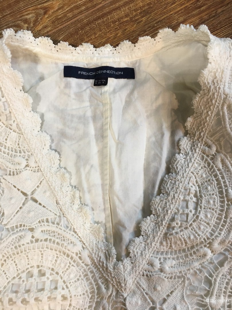 Шикарное кружевное платье French Connection 40-42 размер