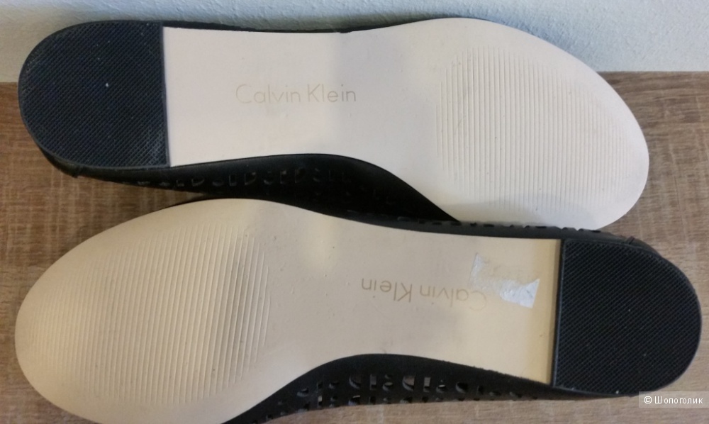 Балетки кожаные Calvin  Klein 5.5 US - 36   русс